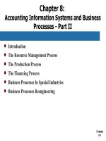 Accounting information systems 12th SIMKIN and norman chapter 08 