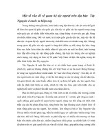 TÀI LIỆU THAM KHẢO   một số vấn đề về QUAN hệ tộc NGƯỜI TRÊN địa bàn tây NGUYÊN ở nước TA HIỆN NAY