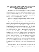 TIỂU LUẬN LỊCH sử ĐẢNG   ĐẢNG CỘNG sản VIỆT NAM PHÁT TRIỂN QUAN NIỆM ĐÚNG đắn về PHƯƠNG HƯỚNG xây DỰNG CHỦ NGHĨA xã hội TRONG QUÁ TRÌNH đổi mới