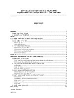 Đồ án tốt nghiệp quy hoạch chi tiết thị trấn bến Cầu