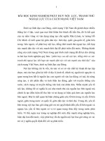 TIỂU LUẬN LỊCH sử ĐẢNG   bài học KINH NGHIỆM PHÁT HUY nội lực, TRANH THỦ NGOẠI lực của CÁCH MẠNG VIỆT NAM