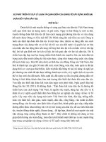 SỰ PHÁT TRIỂN tư DUY lý LUẬN và QUAN điểm của ĐẢNG về xây DỰNG KHỐI đại đoàn kết TOÀN dân tộc