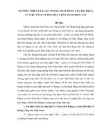 TIỂU LUẬN xây DỰNG ĐẢNG   sự PHÁT TRIỂN lý LUẬN về bản CHẤT ĐẢNG của đại hội x   ý NGHĨA đối với VIỆC TĂNG CƯỜNG bản CHẤT ĐẢNG HIỆN NAY