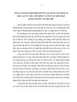 ĐẢNG LÃNH đạo đổi mới KINH tế và xây DỰNG nền KINH tế độc lập, tự CHỦ, CHỦ ĐỘNG và TÍCH cực hội NHẬP KINH tế QUỐC tế GIAI  đoạn 1986   2007