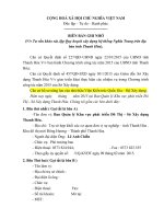 Biên bản ghi nhớ QHXD hệ thống NGhĩa Trang toàn tỉnh Thanh Hóa