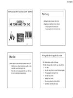 Bài giảng môn học Kế toán tài chính 1 Chương 3  Nguyễn Thị Mộng Điệp