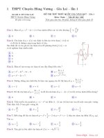 ĐỀ THI THỬ TOÁN TRƯỜNG CHUYÊN GIA LAI