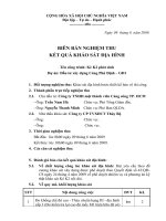 BB nghiem thu ket qua khao sat dia hinh 