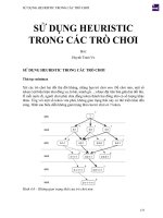 SỬ DỤNG HEURISTIC TRONG các TRÒ CHƠI