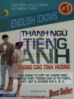 Ebook Thành ngữ tiếng Anh trong các tình huống Phần 1