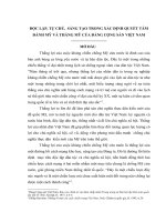 ĐỘC lập, tự CHỦ, SÁNG tạo TRONG VIỆC xác ĐỊNH QUYẾT tâm ĐÁNH mỹ và THẮNG mỹ của ĐẢNG CỘNG sản VIỆT NAM