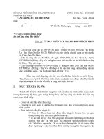 Mẫu báo cáo tóm tắt   quá trình thực hiện dự án thiết kế - thi công công trình cảng sông