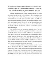 TƯ TƯỞNG hồ CHÍ MINH về PHƯƠNG PHÁP, tác PHONG CÔNG tác ĐẢNG, CÔNG tác CHÍNH TRỊ   ý NGHĨA đối với xây DỰNG đội NGŨ cán bộ CHÍNH TRỊ TRONG GIAI đoạn HIỆN NAY