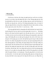 SKKN Bộ trò chơi vui học các môn học bằng phần mềm PowerPoint