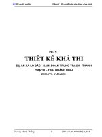 Dự án xây dựng công trình tại miền trung