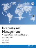 Ebook International management  Managing across borders and culture (8th edition  Global edition) Part 1