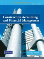 Ebook Construction accounting and financial management (2E) Part 1