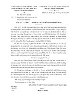 CV dang ky thuc hien cong tac tu van KSDH, lap QH cang phu dinh 