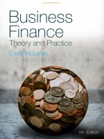 Ebook Business finance  Theory and practice (8E) Part 1
