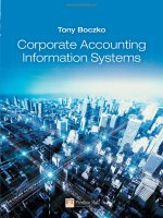Ebook Corporate accounting information systems Part 1