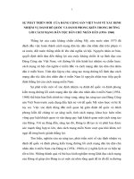 SỰ PHÁT TRIỂN mới của ĐẢNG CỘNG sản VIỆT NAM về xác ĐỊNH NHIỆM vụ ĐÁNH đế QUỐC và ĐÁNH PHONG KIẾN TRONG ĐƯỜNG lối CÁCH MẠNG dân tộc dân CHỦ NHÂN dân GIAI đoạn 1954   1960