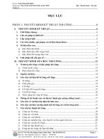 THUYET MINH ky thuat thi cong cong trinh xay dung