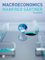 Ebook Macroeconomics  Manfred gartner (3rd edition) Part 1