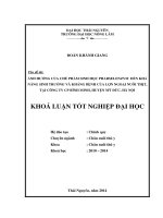 Ảnh hưởng của chế phẩm sinh học Pharselenzym đến khả năng sinh trưởng và kháng bệnh của lợn ngoại nuôi thịt, tại công ty Cổ phần Bình Minh huyện Mỹ Đức Hà Nội