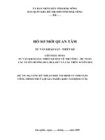 Ho so moi quan tam du an xay dung