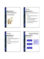 Bài giảng Kế toán quản trị  Thông tin thích hợp cho việc ra quyết định