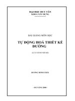 Tự động hóa thiết kế đường