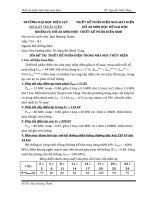 Đồ án THIẾT KẾ PHẦN ĐIỆN TRONG NHÀ MÁY THỦY ĐIỆN