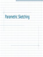 Lecture Autodesk inventor Parametric sketching