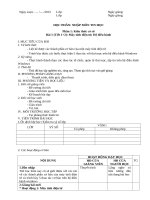 Giáo án Nhập môn Tin học Máy tính điện tử; Hệ điều hành