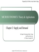 MicroEconomics theory and application 12th by browning an zupan chapter 02 
