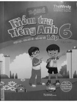 Bộ đề kiểm tra tiếng anh 6 tập 2