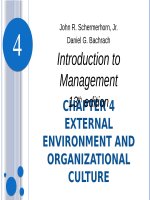 Introduction to management 13th schemerhorn bachrach chapter 04 