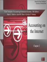 Core concepts of accounting information systems 13 by simkin norman chapter 02 