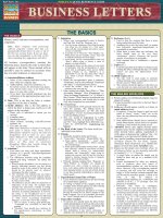 BarCharts quickstudy business letters 