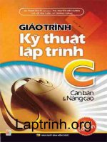 Giáo Trình Kỹ thuật lập trình C căn bản và nâng cao Phần 1
