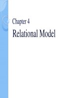 Lecture Database management systems  Chapter 4 Relational model