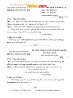 de kiem tra hoc ki 2 mon ngu van lop 10 truong thpt nguyen hue nam 2013 2014 