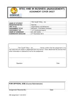 Organization and behavior - Tổ chức và Hành vi