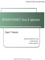 MicroEconomics theory and application 12th by browning an zupan chapter 07 