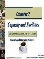 Operation management 6e by russel and taylor ch07 