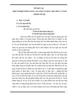 MỘT số BIỆN PHÁP NÂNG CAO CHẤT LƯỢNG CHO TRẺ 5  6 TUỔI KPKHVMTXQ