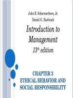 Introduction to management 13th schemerhorn bachrach chapter 03 