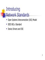 Lecture Networking essentials plus (3 e)  Chapter 5 Introducing network standards