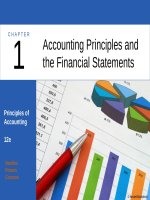 Principles of financial accounting 12e by needles crosson chapter 01 