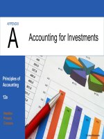 Principles of financial accounting 12e by needles crosson appendix a 